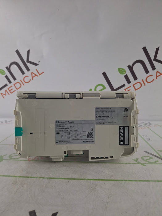 B. Braun Infusomat Space w/Pole Clamp & AC Adapter Infusion Pump