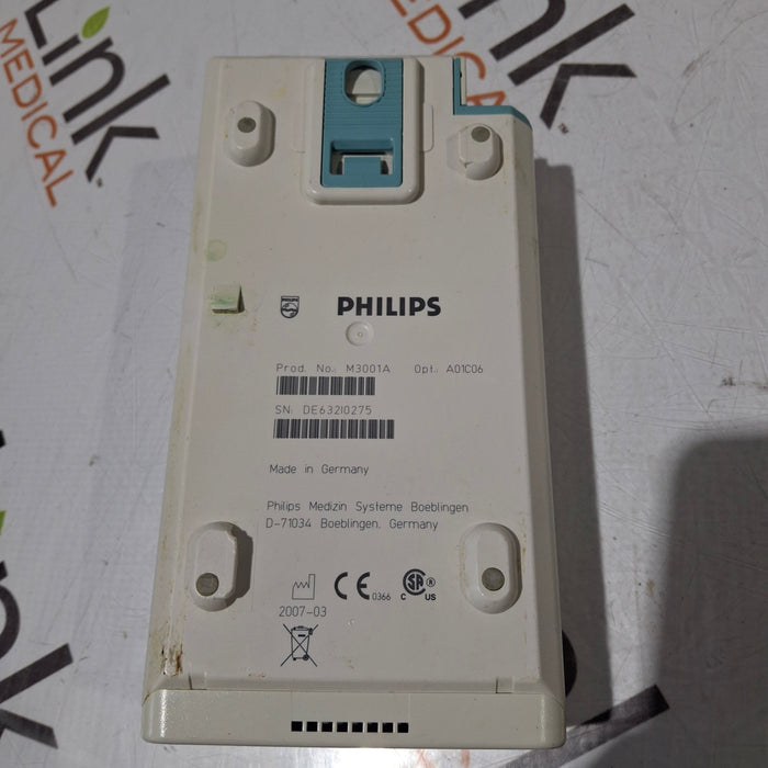 Philips M3001A-A01C06 Fast SpO2, NIBP, ECG, Temp, IBP MMS Module