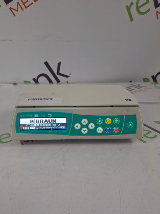 B. Braun B. Braun Infusomat Space w/Pole Clamp & AC Adapter Infusion Pump Infusion Pump reLink Online