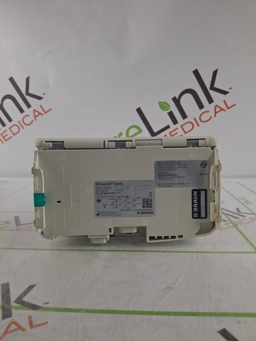 B. Braun Infusomat Space w/Pole Clamp & AC Adapter Infusion Pump
