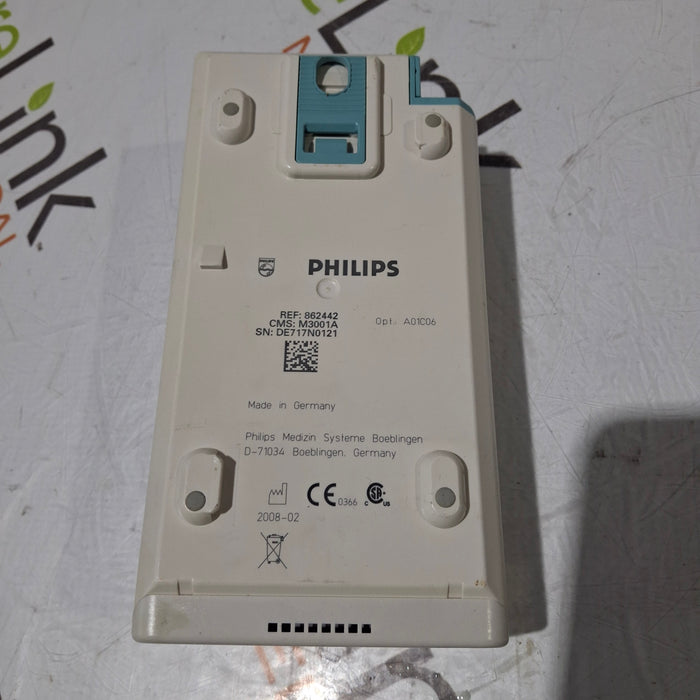 Philips M3001A-A01C06 Fast SpO2, NIBP, ECG, Temp, IBP MMS Module