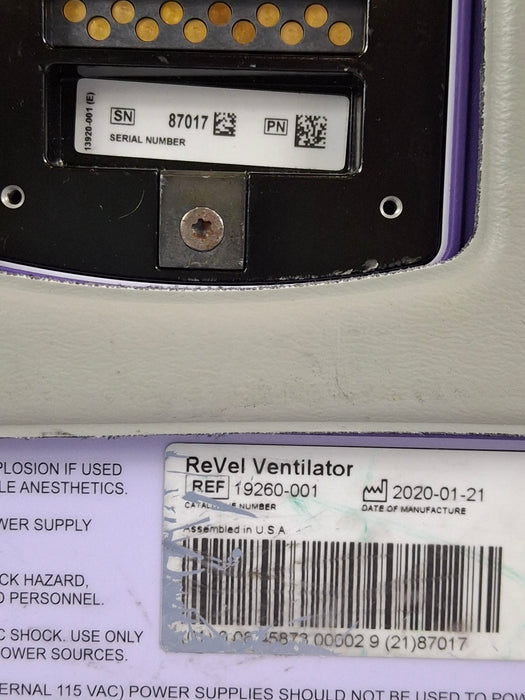 CareFusion Revel Transport Ventilator