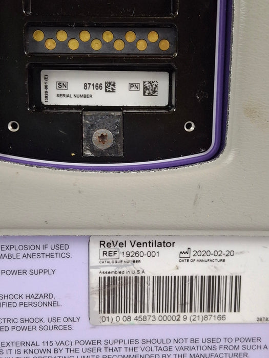 CareFusion Revel Transport Ventilator