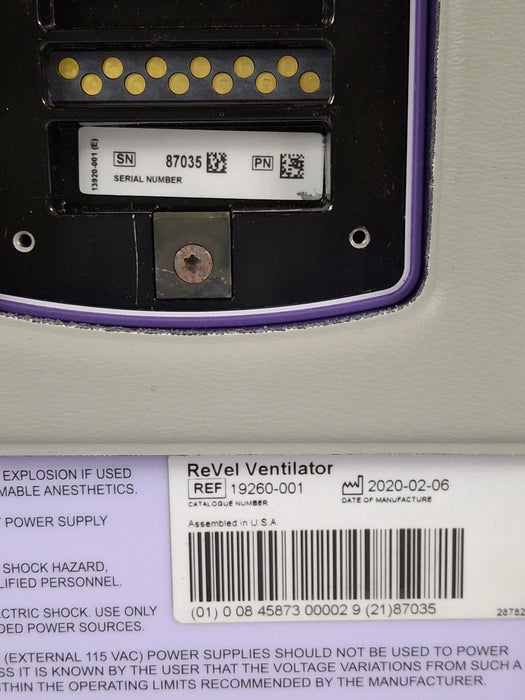 CareFusion Revel Transport Ventilator