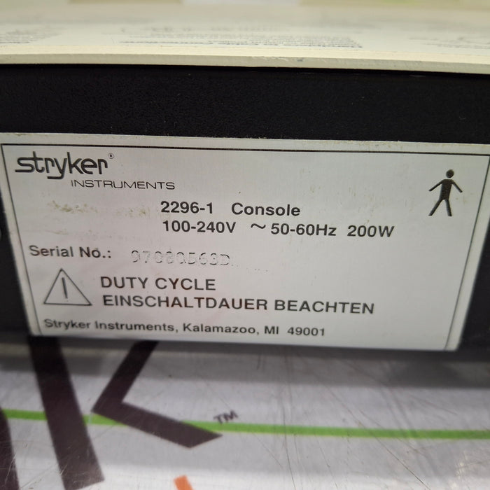 Stryker Stryker 2296-1 Command 2 Power Console Unit Surgical Power Instruments reLink Online