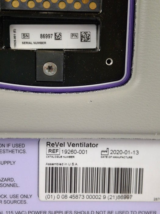 CareFusion Revel Transport Ventilator