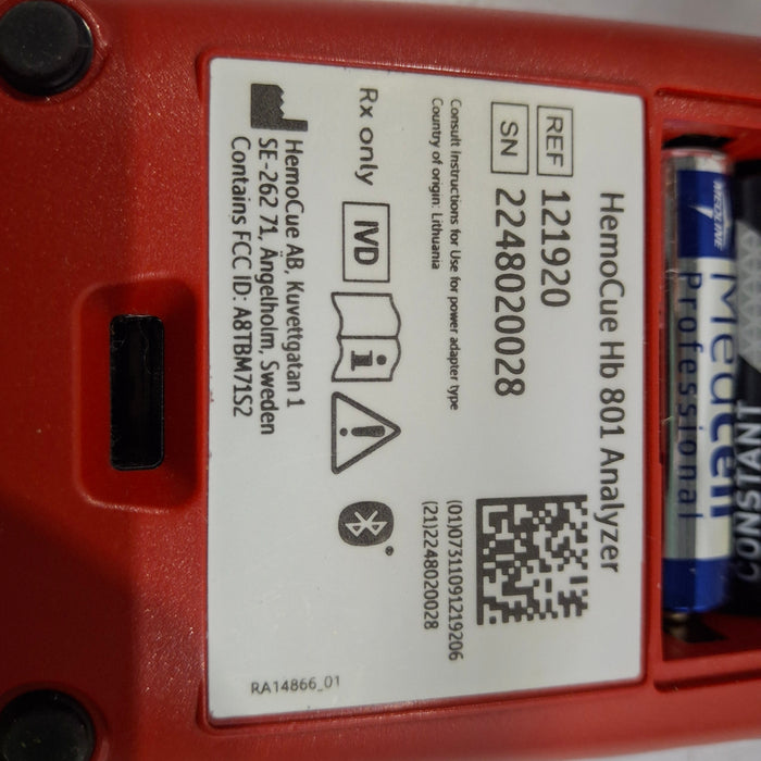 HemoCue HemoCue Hb 801 Hemoglobin System Analyzer Clinical Lab reLink Online