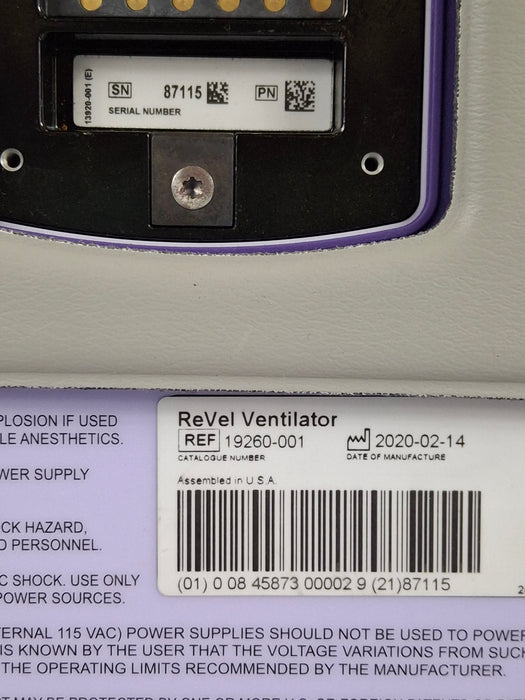 CareFusion Revel Transport Ventilator