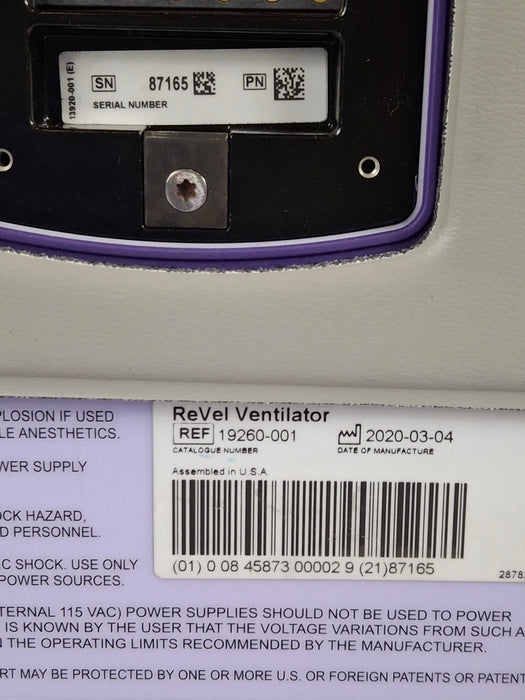 CareFusion Revel Transport Ventilator