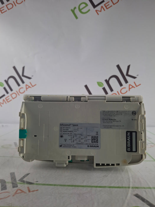 B. Braun Infusomat Space w/Pole Clamp & AC Adapter Infusion Pump