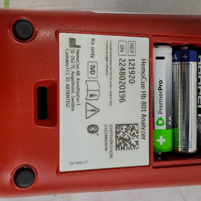 HemoCue Hb 801 Hemoglobin System Analyzer