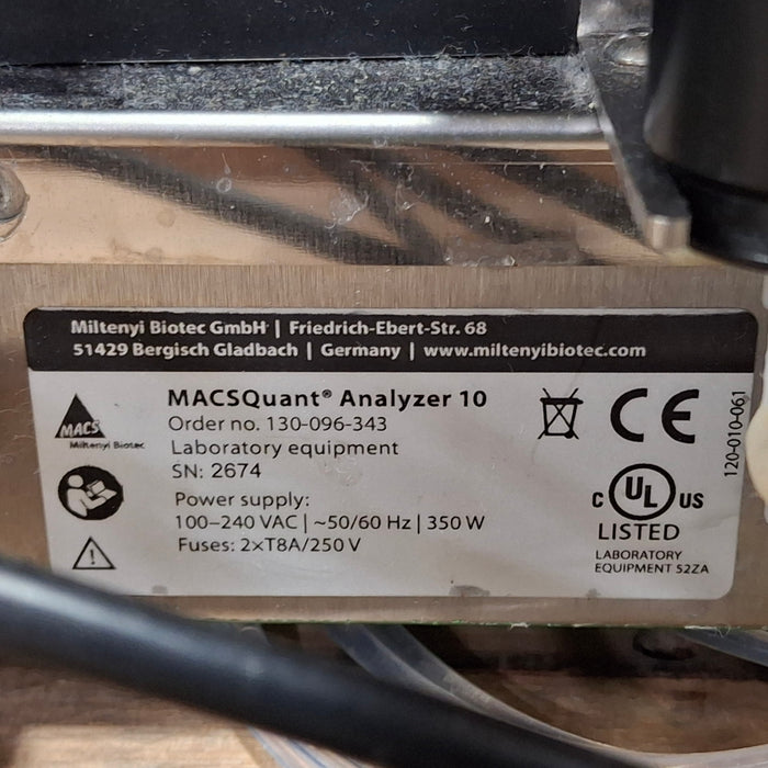 Miltenyi Biotec Inc MacsQuant Flow Cytometer