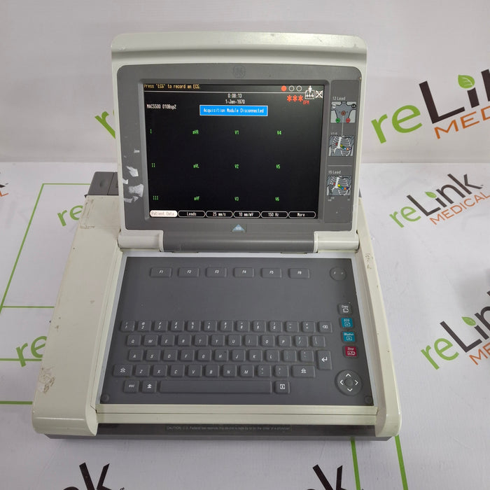 GE Healthcare GE Healthcare MAC 5500 ECG without CAM Module Cardiology reLink Online