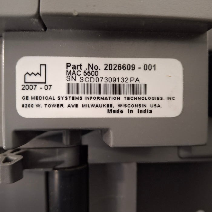 GE Healthcare GE Healthcare MAC 5500 ECG without CAM Module Cardiology reLink Online