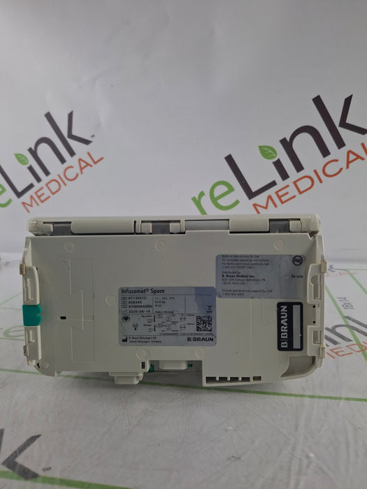 B. Braun Infusomat Space w/Pole Clamp & AC Adapter Infusion Pump
