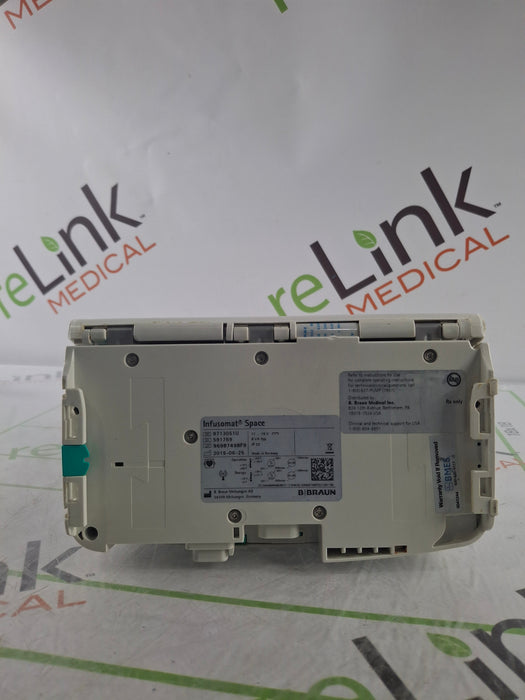 B. Braun Infusomat Space w/Pole Clamp & AC Adapter Infusion Pump