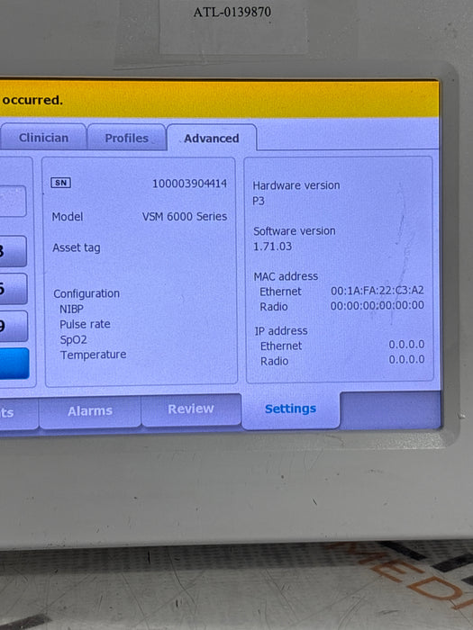 Welch Allyn Welch Allyn Connex 6400 64NTXX Vital Signs Monitor Patient Monitors reLink Online