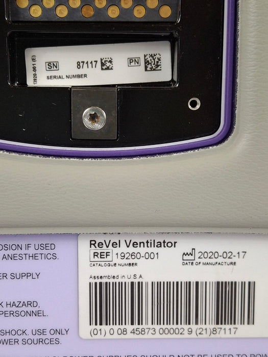 CareFusion Revel Transport Ventilator