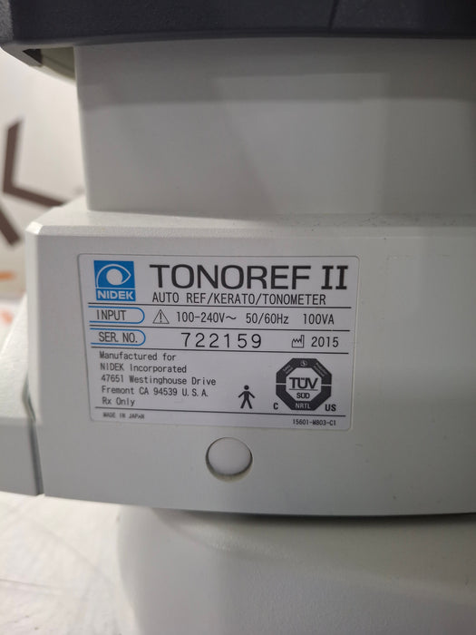 Nidek Tonoref II Auto Ref/Kerato/Tonometer