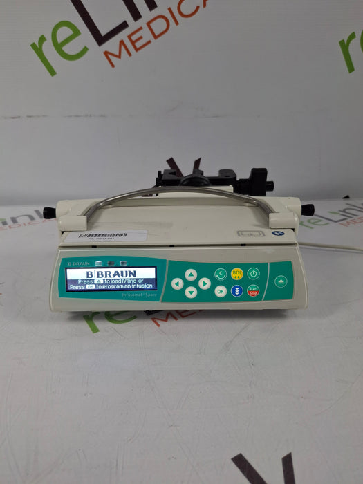 B. Braun Infusomat Space w/Pole Clamp & AC Adapter Infusion Pump