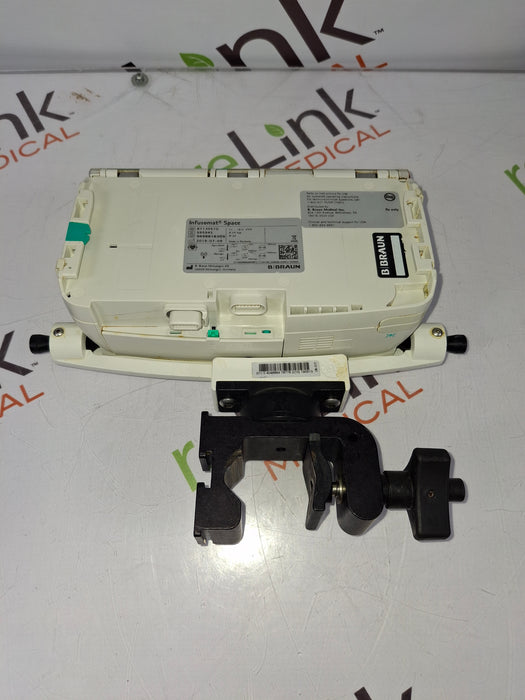 B. Braun Infusomat Space w/Pole Clamp & AC Adapter Infusion Pump