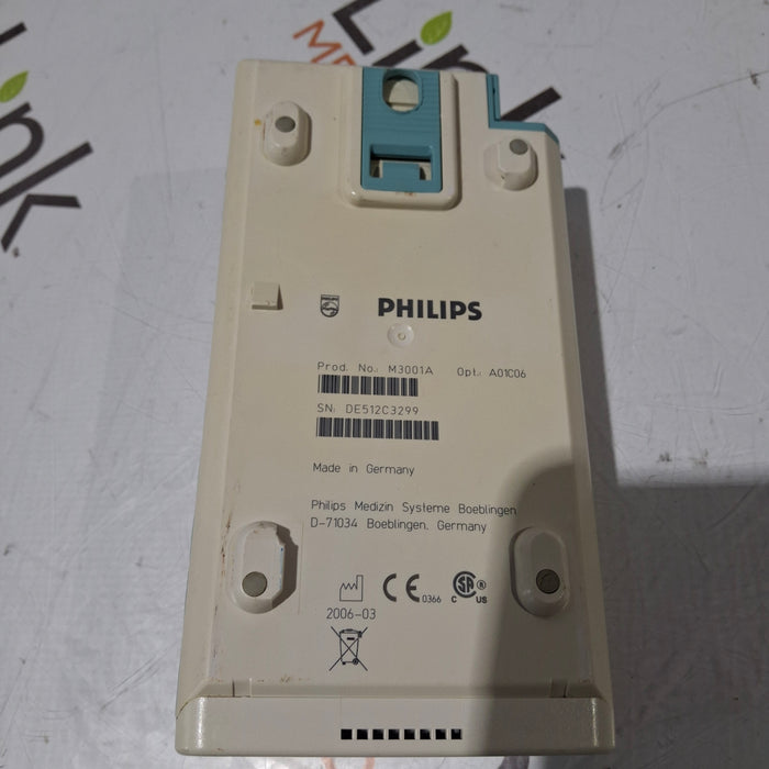 Philips M3001A-A01C06 Fast SpO2, NIBP, ECG, Temp, IBP MMS Module