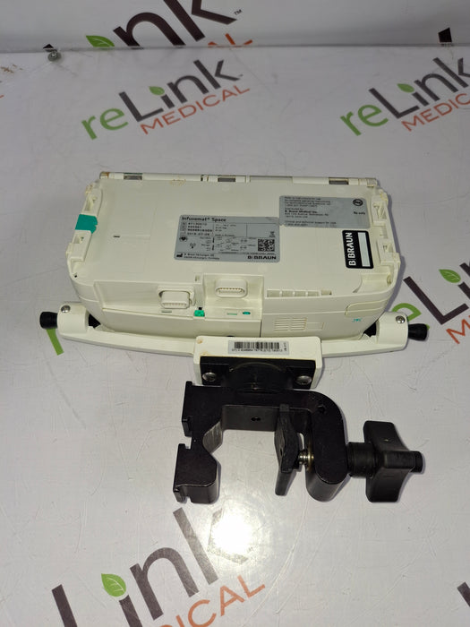 B. Braun Infusomat Space w/Pole Clamp & AC Adapter Infusion Pump