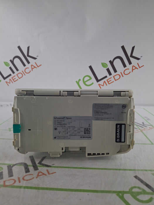 B. Braun Infusomat Space w/Pole Clamp & AC Adapter Infusion Pump