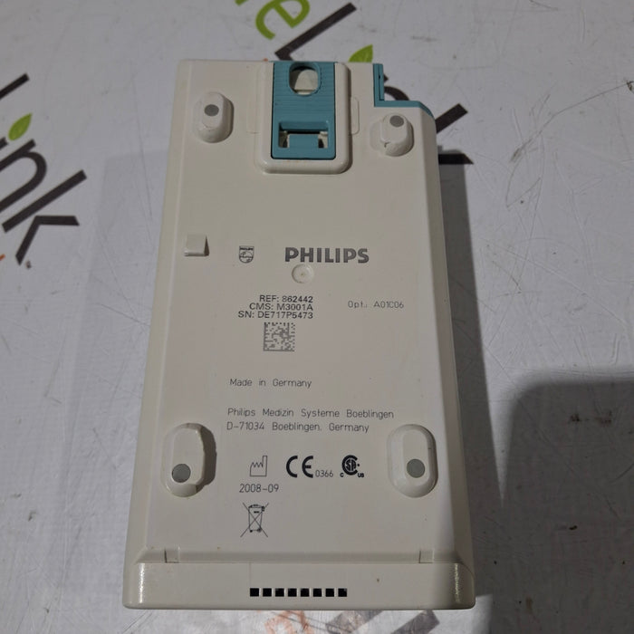 Philips M3001A-A01C06 Fast SpO2, NIBP, ECG, Temp, IBP MMS Module