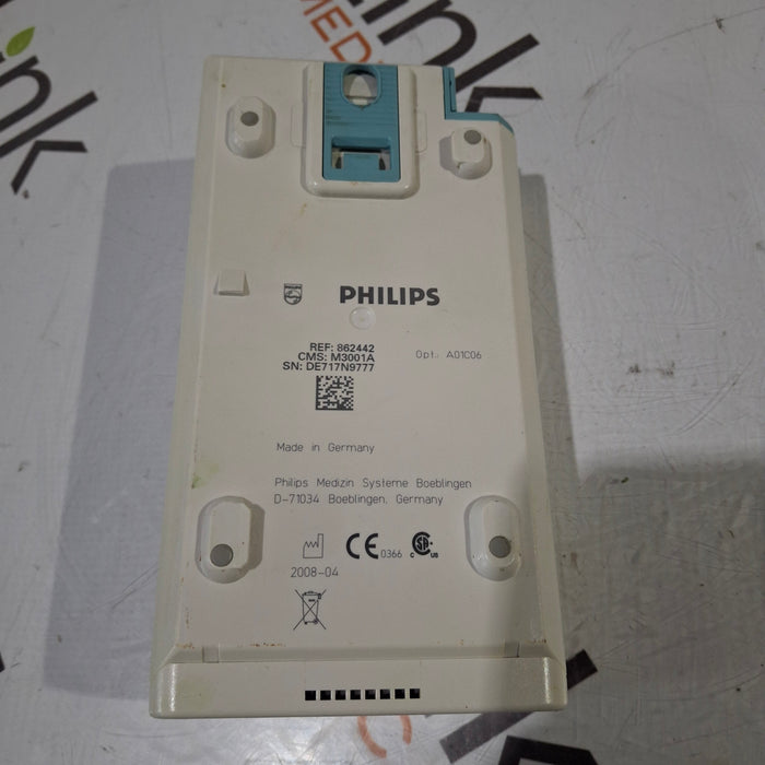 Philips M3001A-A01C06 Fast SpO2, NIBP, ECG, Temp, IBP MMS Module