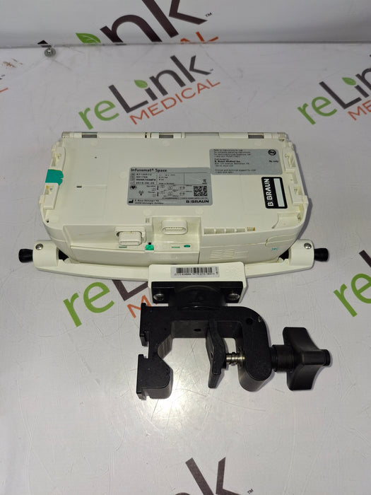 B. Braun Infusomat Space w/Pole Clamp & AC Adapter Infusion Pump