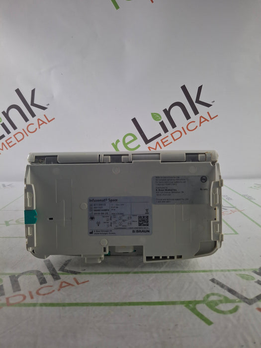 B. Braun Infusomat Space w/Pole Clamp & AC Adapter Infusion Pump