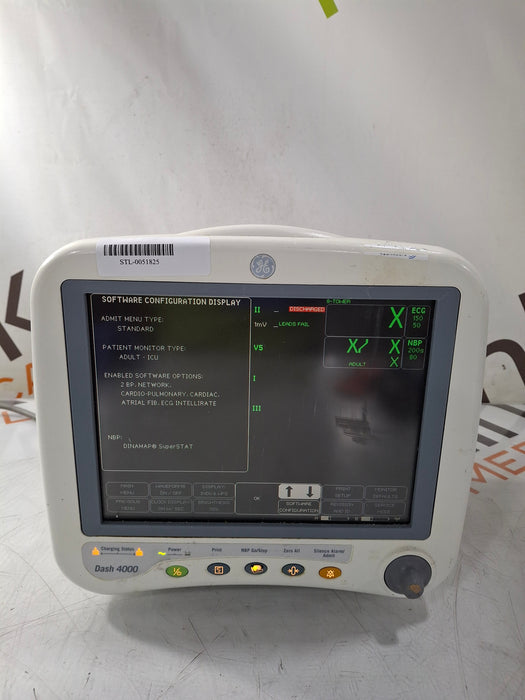 GE Healthcare Dash 4000 - GE/Nellcor SpO2 Patient Monitor