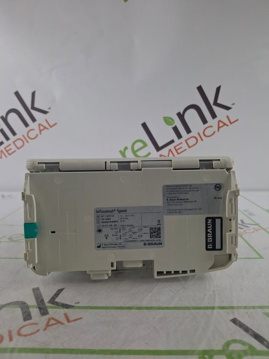 B. Braun Infusomat Space w/Pole Clamp & AC Adapter Infusion Pump