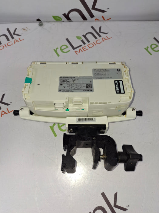 B. Braun Infusomat Space w/Pole Clamp & AC Adapter Infusion Pump