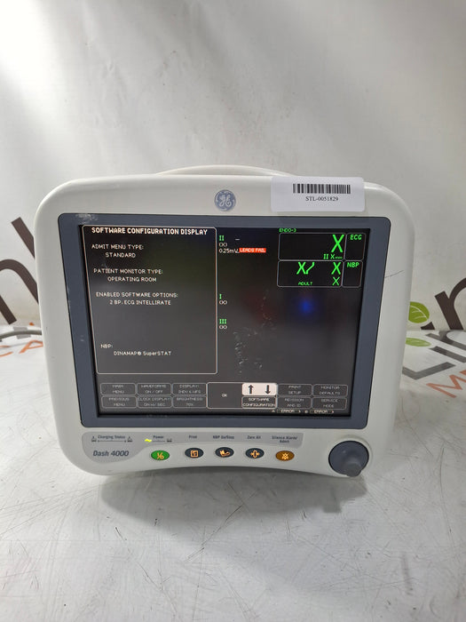 GE Healthcare Dash 4000 - GE/Nellcor SpO2 Patient Monitor