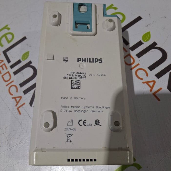 Philips M3001A-A01C06 Fast SpO2, NIBP, ECG, Temp, IBP MMS Module