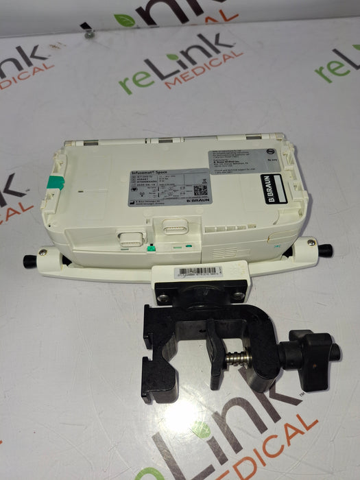 B. Braun Infusomat Space w/Pole Clamp & AC Adapter Infusion Pump
