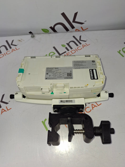 B. Braun Infusomat Space w/Pole Clamp & AC Adapter Infusion Pump