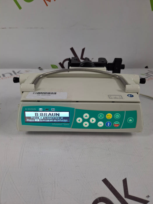 B. Braun Infusomat Space w/Pole Clamp & AC Adapter Infusion Pump