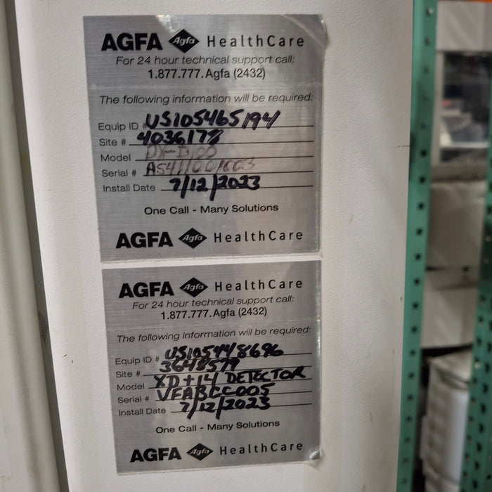 AGFA DX-D 100 Portable X-Ray