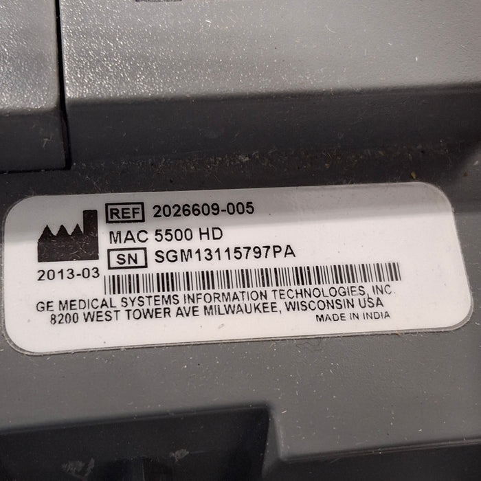 GE Healthcare GE Healthcare MAC 5500 HD ECG without CAM Module Cardiology reLink Online