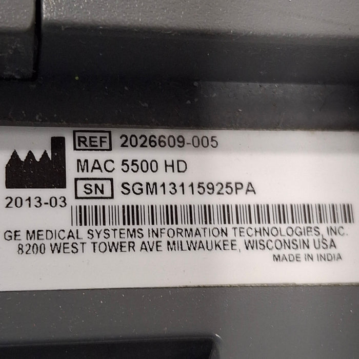 GE Healthcare GE Healthcare MAC 5500 HD ECG without CAM Module Cardiology reLink Online