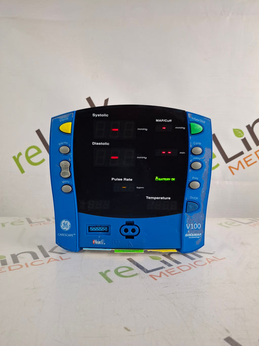 GE Healthcare GE Healthcare Dinamap V100 - NIBP, SpO2 Vital Signs Monitor Patient Monitors reLink Online