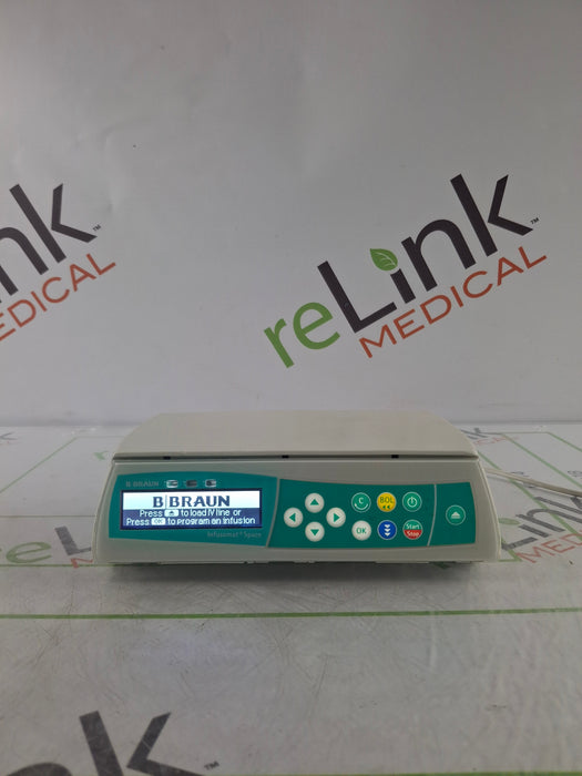 B. Braun Infusomat Space w/Pole Clamp & AC Adapter Infusion Pump