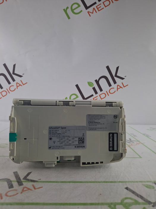 B. Braun Infusomat Space w/Pole Clamp & AC Adapter Infusion Pump