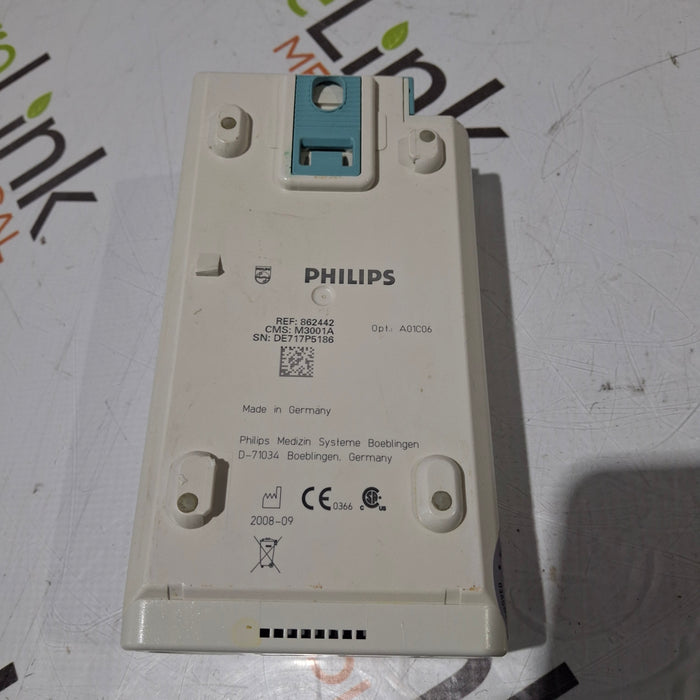 Philips M3001A-A01C06 Fast SpO2, NIBP, ECG, Temp, IBP MMS Module