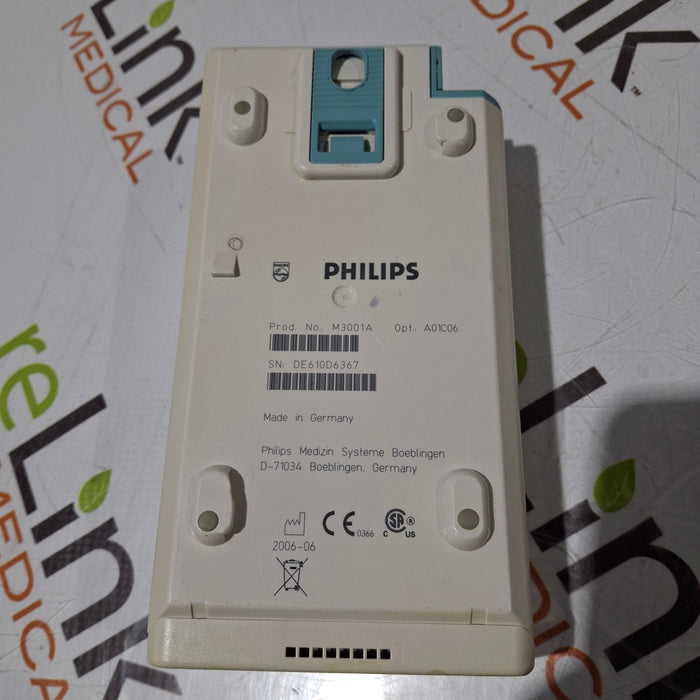 Philips M3001A-A01C06 Fast SpO2, NIBP, ECG, Temp, IBP MMS Module