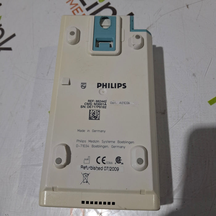 Philips M3001A-A01C06 Fast SpO2, NIBP, ECG, Temp, IBP MMS Module