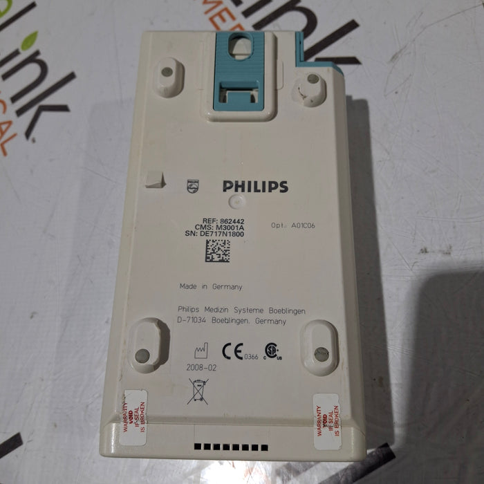 Philips M3001A-A01C06 Fast SpO2, NIBP, ECG, Temp, IBP MMS Module